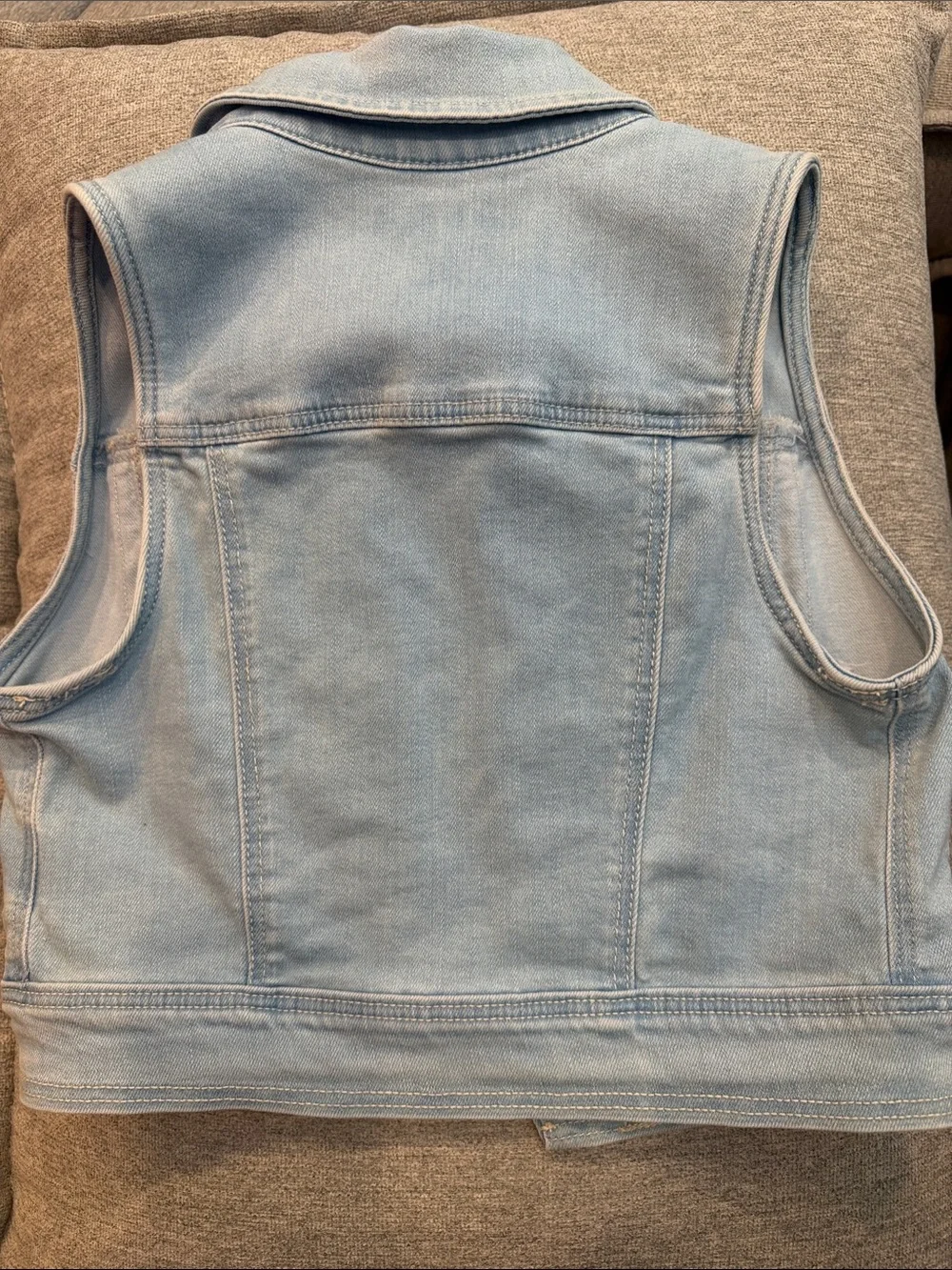 Cat & Jack Light Blue Denim Vest for Kids